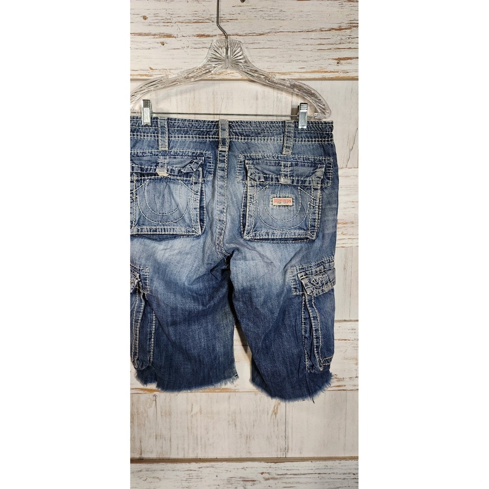 True Religion @4 cargo jeans sz30 distress